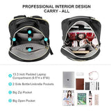 Morral acolchada para computador portátil Negro, LOOK