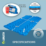 KLYMIT - Almohadilla para dormir doble V, 2 personas