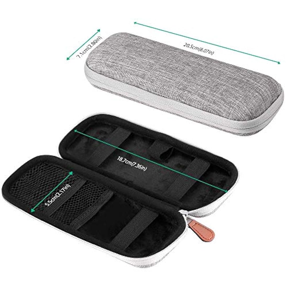 AGPTEK - Funda de piel sintética cables, usb,