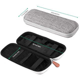 AGPTEK - Funda de piel sintética cables, usb,