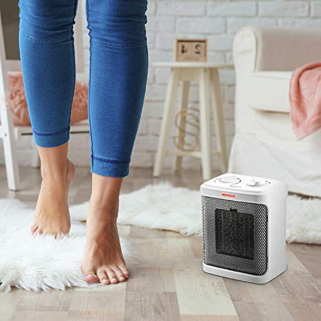 Mini calentador de espacio de cerámica de 1500 con 3 ajuste