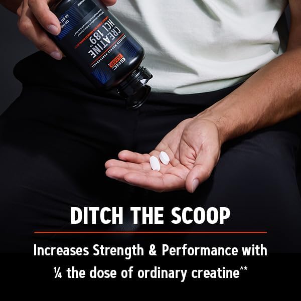 Suplementos GNC AMP HCl 189 240 comprimidos