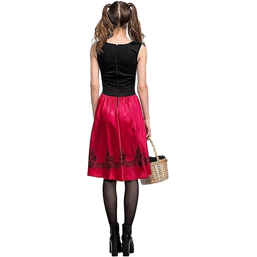 Disfraz de Caperucita Roja para mujer con capa talla S