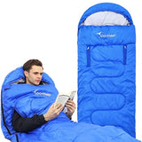 Saco de dormir portátil para invierno con orificios