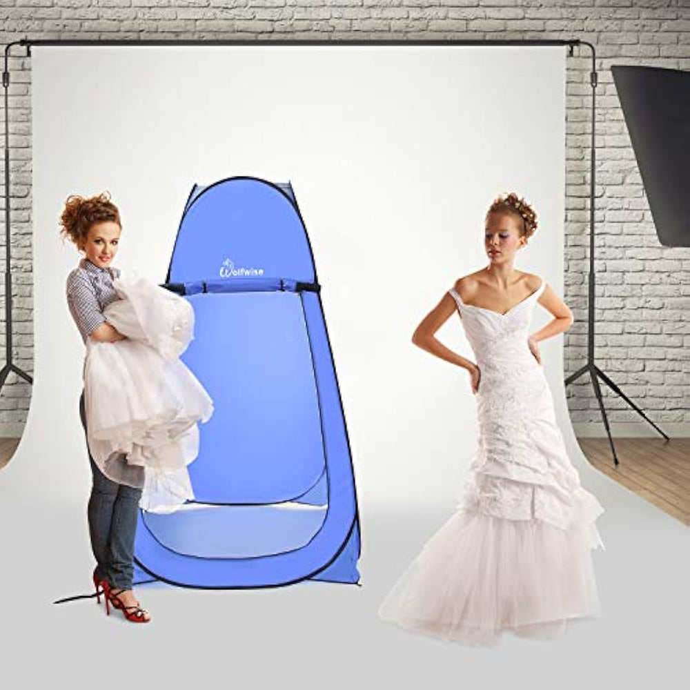 Tienda de ducha emergente WolfWise azul