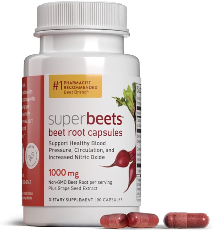 Cápsulas de Raíz de Remolacha 1000 mg - Lib. Rápida 90 Unidades