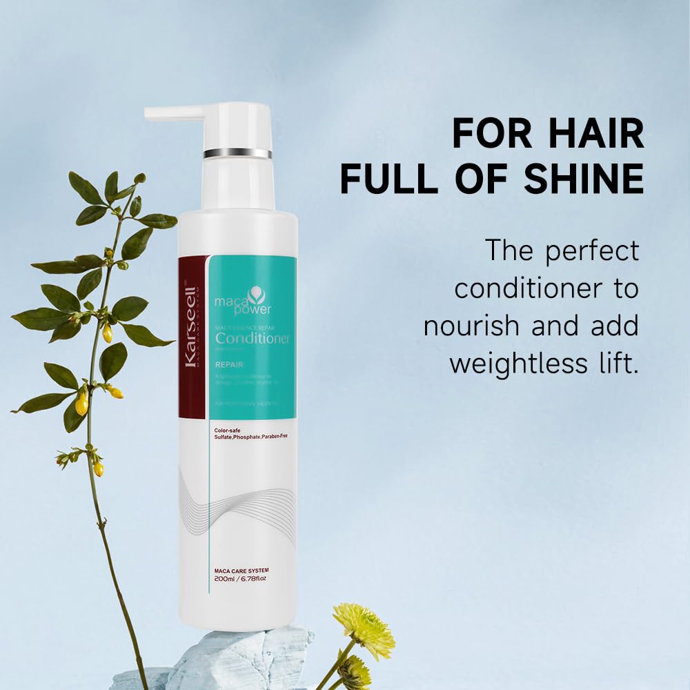 Acondicionador Reparación Aceite Argán Colágeno para Cabello