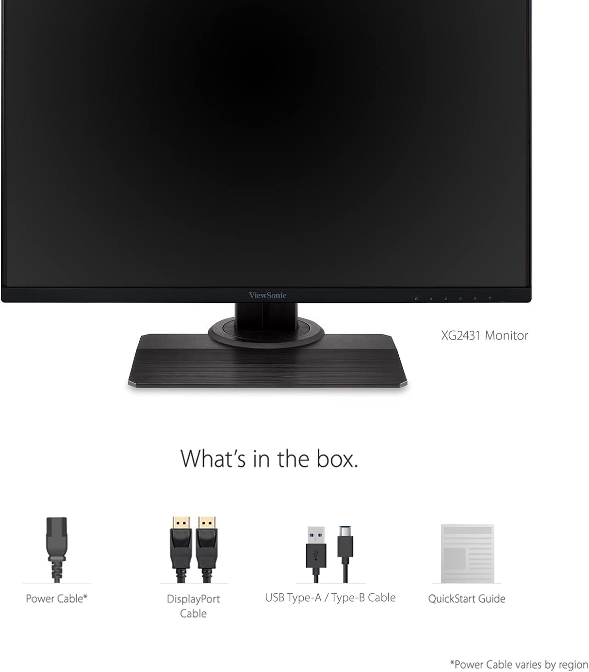 Monitor para juegos 24 pulgadas 1080p ViewSonic OMNI XG2431