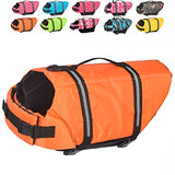 Chaleco salvavidas para perros con rayas reflectantes