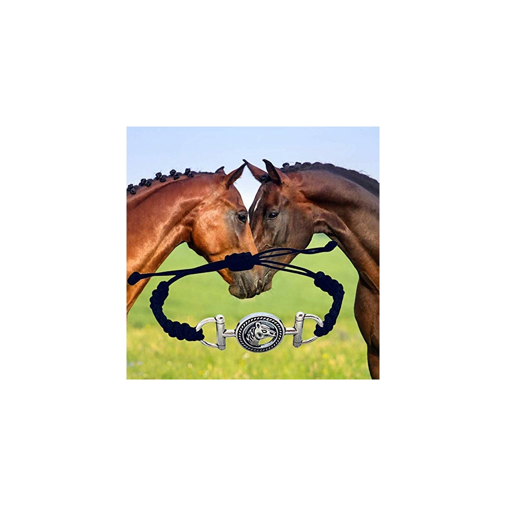 Pulseras y tobilleras con dije de caballo para niñas
