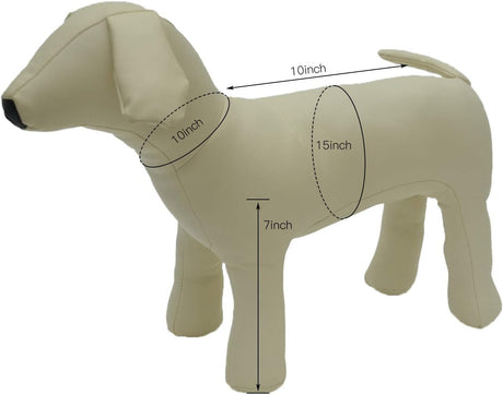 Maniquí de Perro Lovelonglong PU para Ropa de Mascotas M