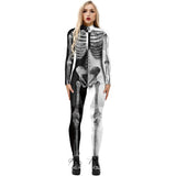 Disfraces de Halloween de esqueleto talla S