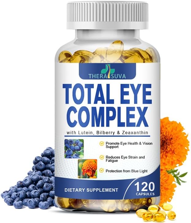Suplemento total de complejo ocular con luteína +zeaxantina