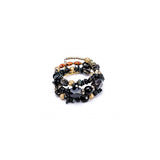 Pulseras y tobilleras bohemias de cuentas de ágata