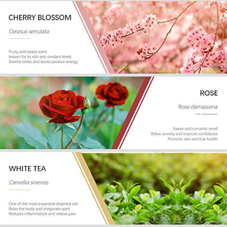 Juego de aceites esenciales, colección floral ESSLUX