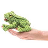 Folkmanis Mini rana marionetas de dedo de peluche