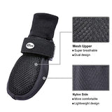 HiPaw - Botas de malla transpirables para perro, suela de goma antideslizante para verano