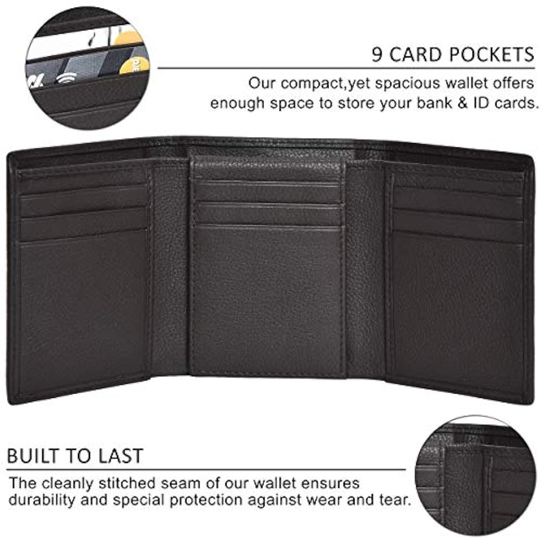 Cartera de piel para hombre Ahmed Tannery Pvt Ltd