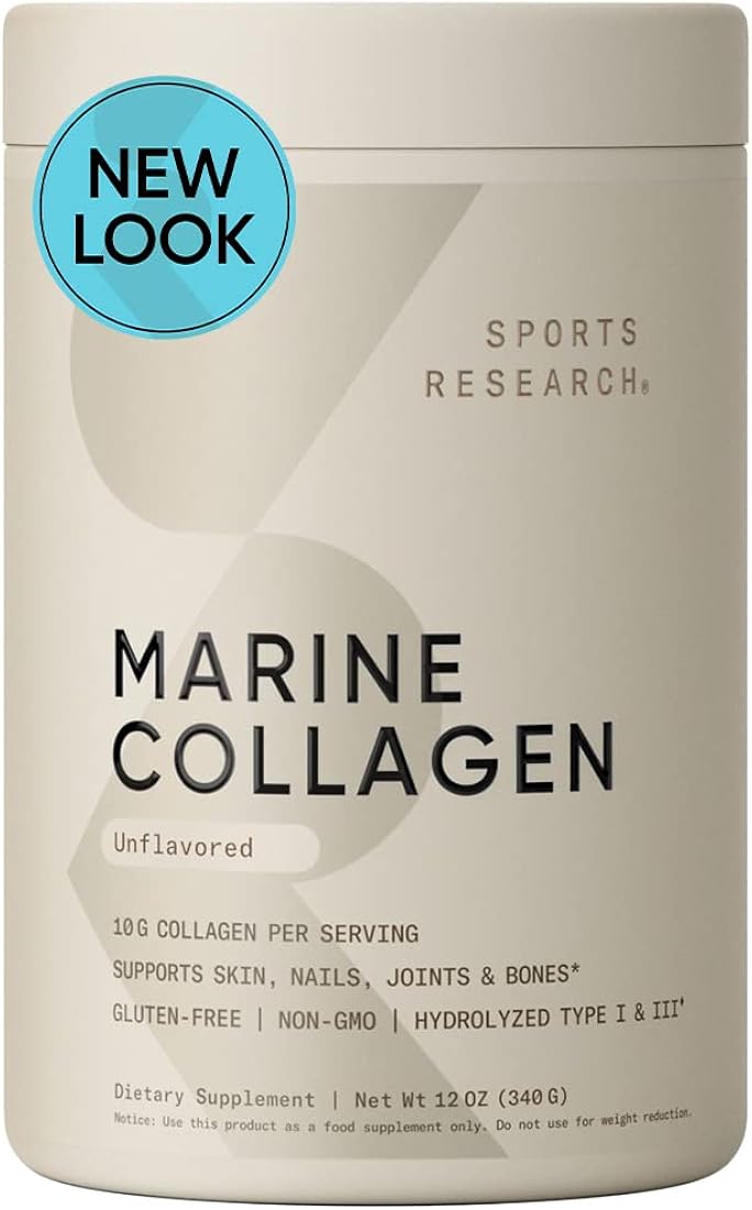 Suplemento Péptido de colágeno marino premium (12 onzas)