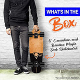 Tabla de skate de arce canadiense SL5SBGR SERENELIFE