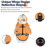 Chaleco salvavidas para perro, chaleco salvavidas para mascotas, flotador para perros, salvavidas, flotador para perros, traje de baño con asa para natación, piscina, playa, canotaje, para cachorros pequeños, medianos y grandes