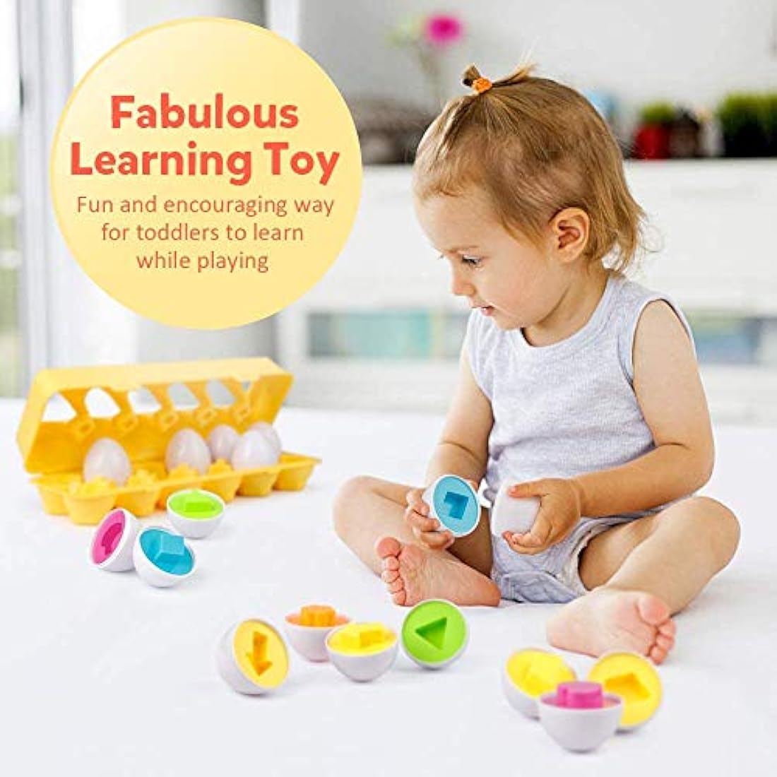 Juego de 12 huevos para decoración de Pascua