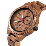 Reloj de madera para hombre