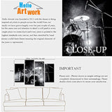 4 pieza con luces en blanco y negro - iHAPPYWALL