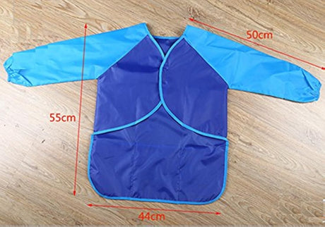 Kids impermeable manga larga Smock delantal babero