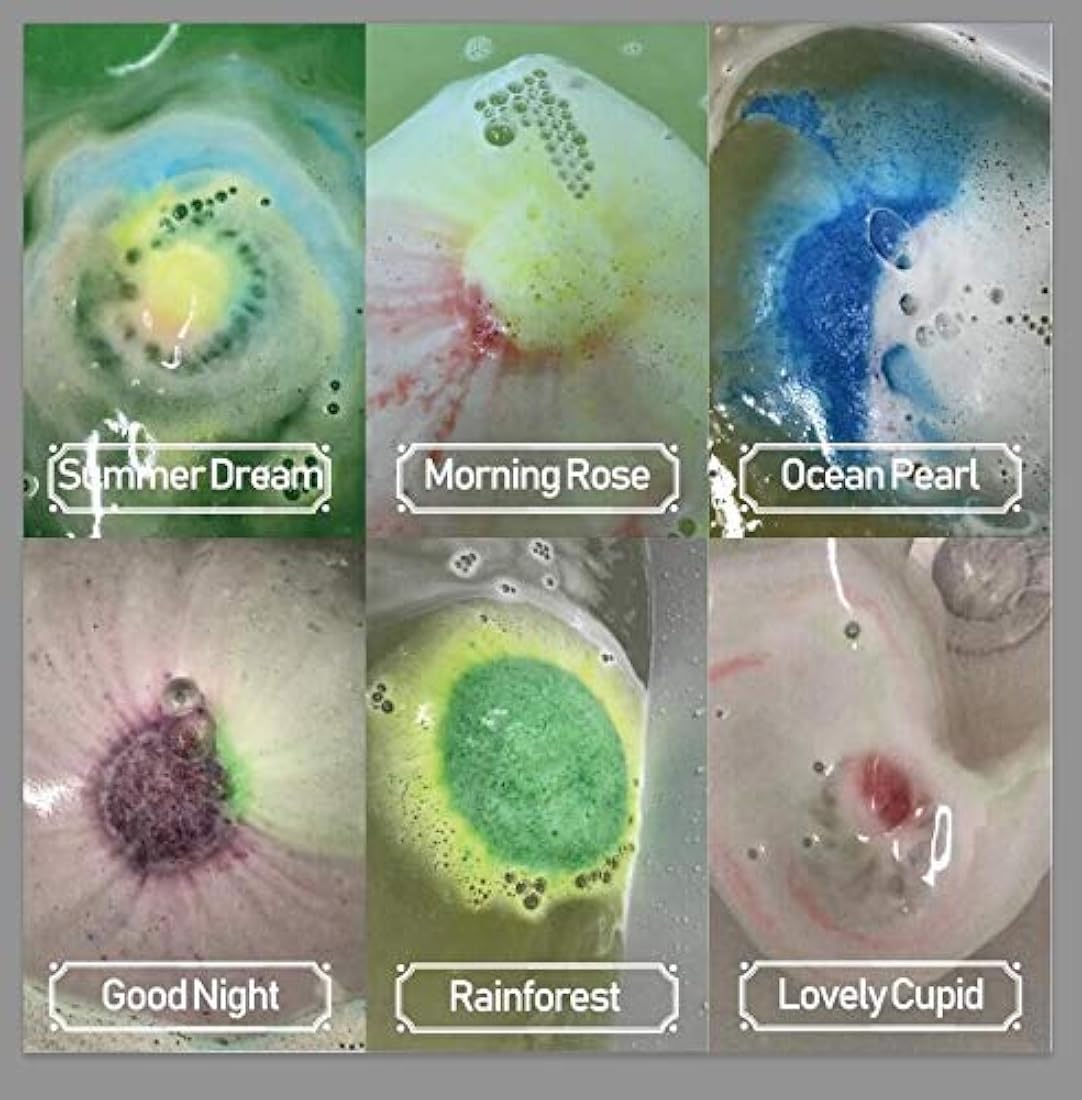 Juego de 24 bombas de baño orgánicas y naturales