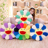 Almohada de felpa de girasol
