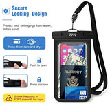 Funda Joto impermeable, universal, resistencia al agua IPX8, para iPhone 12 Pro Max, 11 Pro Max, Xs Max, XR, X, 8, 7, 6S, Galaxy S20 Ultra, S10 Note10 y 9, hasta 6.9, 2 unidades