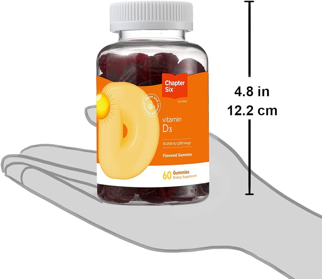 Suplementos de vitamina D3 gomitas de vitamina D Zahler