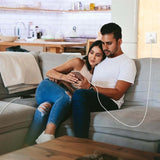 Pack de 2 cables de carga rápida tipo C de 6 pies