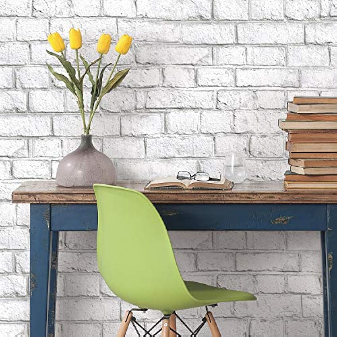 Vinilos Decorativos, Papel pintado, diseño de ladrillo