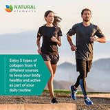 Cápsulas de proteínas de colágeno múltiple - 180 cápsulas