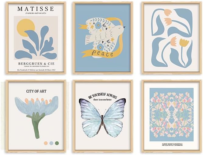 Decoración abstracta de pared, Matisse Peace Dove Decor Poster