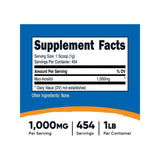 Suplementos  Inositol en polvo 1 lb 454 gramos  Sin gluten