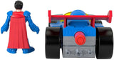 Carro de Fuerza Supermetal DC Imaginext Fisher-Price con Figura de Superman