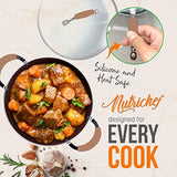 Olla grande antiadherentes 5 cuartos NutriChef PRTNCCW14SDOP