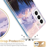 ESDOT Funda para Samsung Galaxy S22, grado militar, prueba de caídas de 21 pies, funda resistente con diseños de moda para mujeres y niñas, funda protectora para Galaxy S22 de 6.1 pulgadas, montaña de nieve