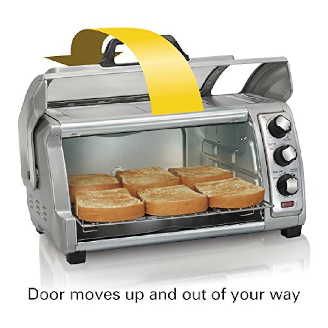 Horno tostador con puerta espacio para 6 rodajas