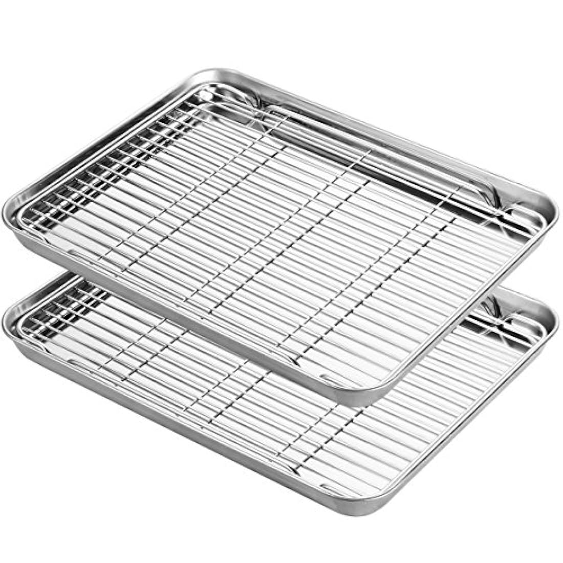Hojas de horno de acero inoxidable con estante