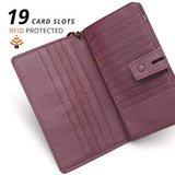 Cartera de piel para mujer