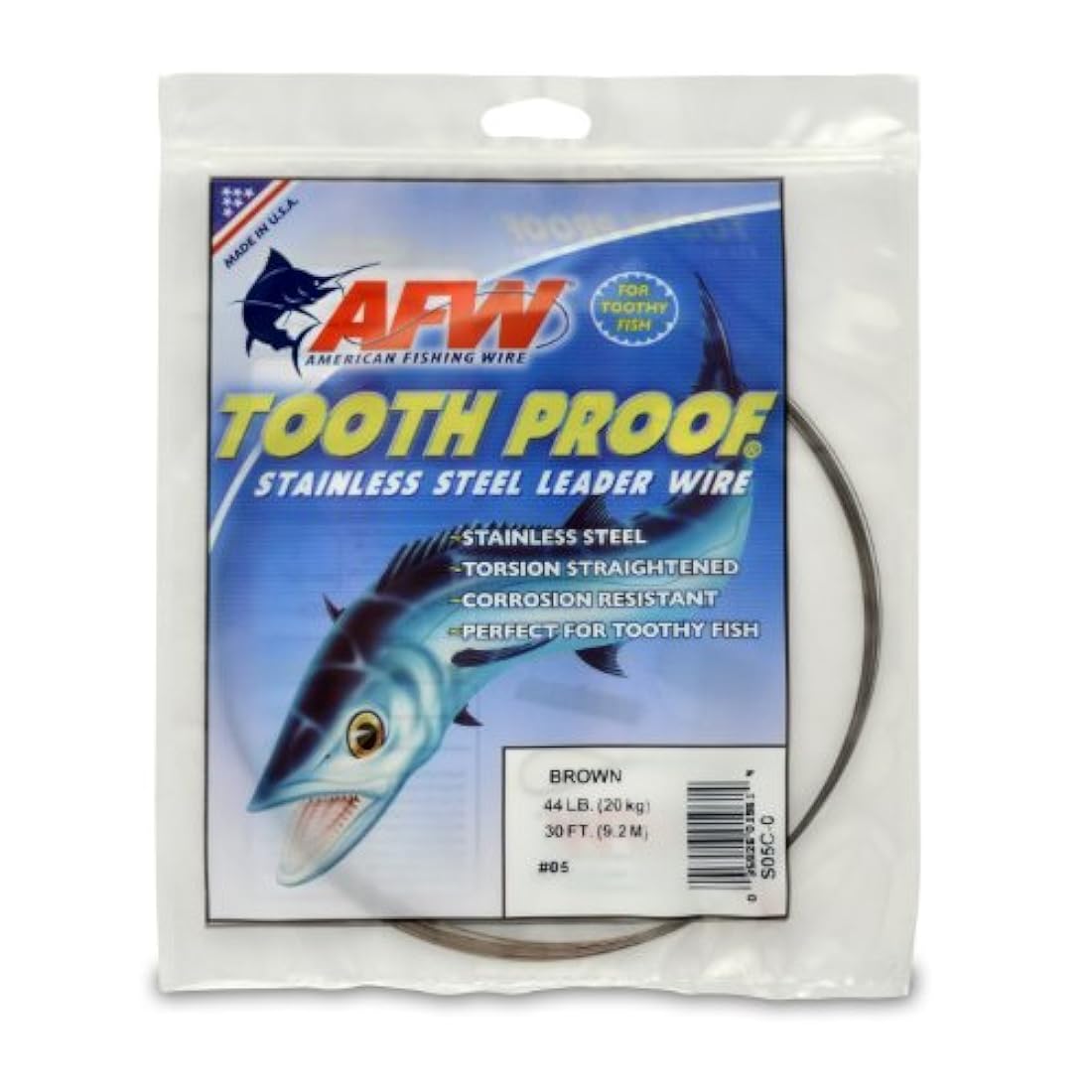 Alambre de pesca simple de acero inoxidable