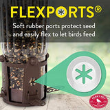 Perky-Pet 334-1SR Squirrel-Be-Gone Max Alimentador de pájaros con Flexports - 4 Lb