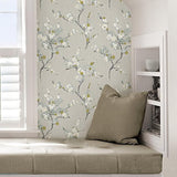NuWallpaper NU2679 Mirei - Papel pintado color gris NU2679