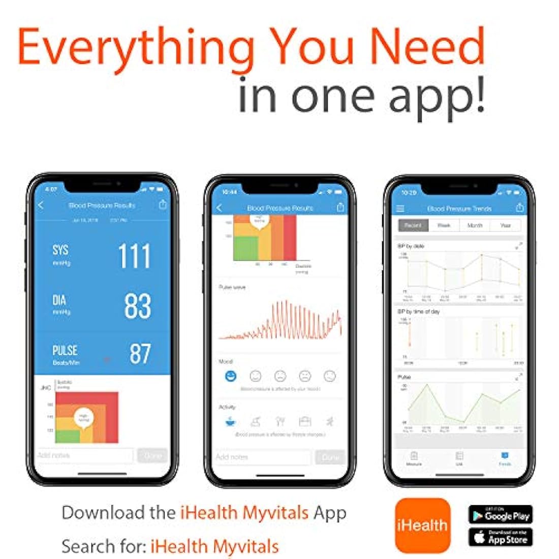 iHealth Track - Monitor de presión arterial inalámbrico