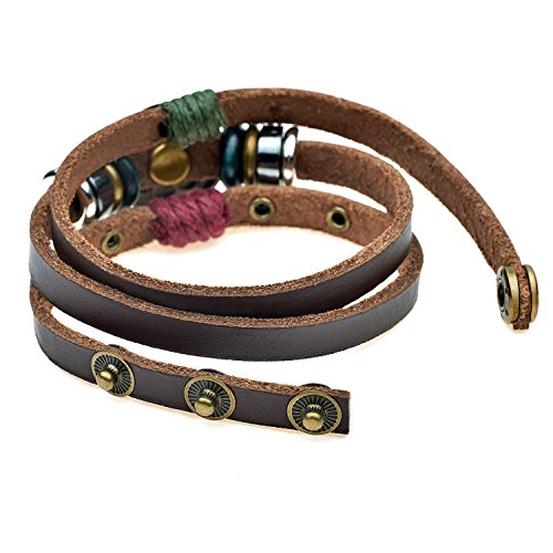 Pulsera de abrigo con botón a presión de flor de loto