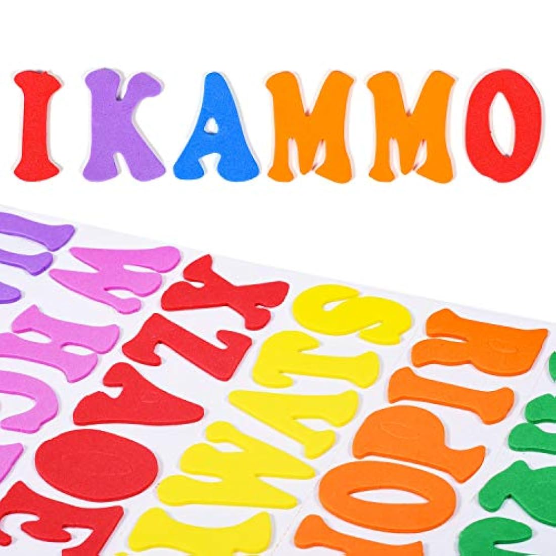 Pegatinas de foami, letras autoadhesivas- iKammo
